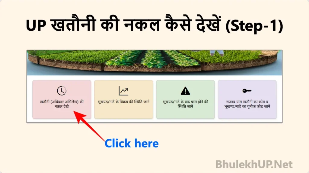 UP Bhulekh Khasra Khatauni Nakal Check Online -upbhulekh.gov.in