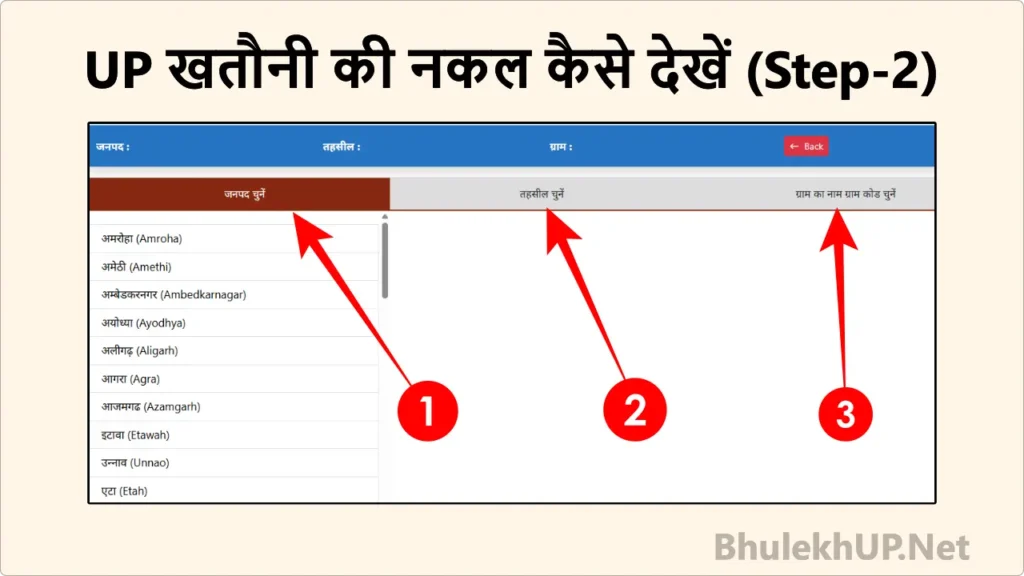 UP Bhulekh Khasra Khatauni Nakal Check Online -upbhulekh.gov.in